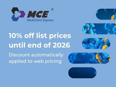 10% off MedChem Express products until the end of 2026
