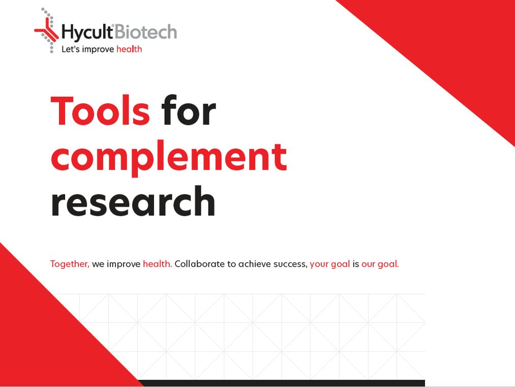 Download: Tools for complement research brochure