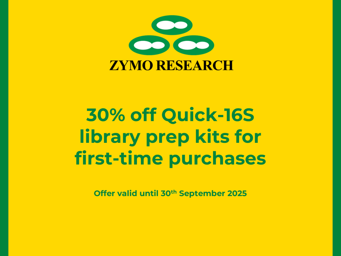 30% off first-time purchases of Quick-16S kits