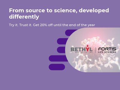 Offer: get 20% off all Bethyl Laboratories antibodies