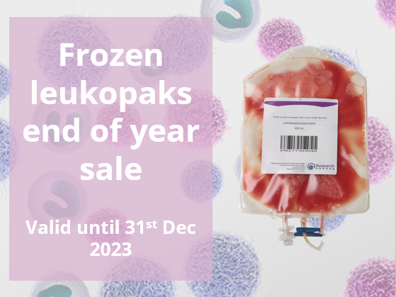 Frozen leukopak end of year sale