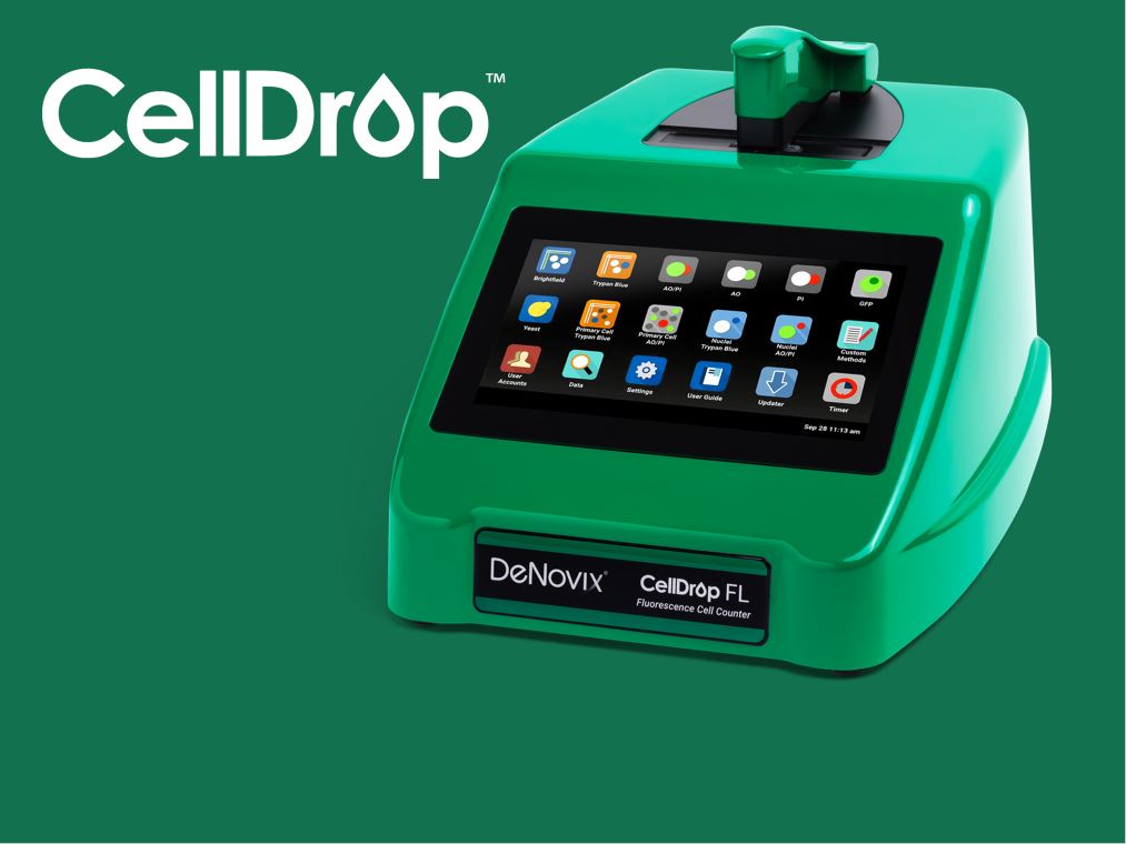 Eliminate slide usage with the CellDrop now in leaf-green