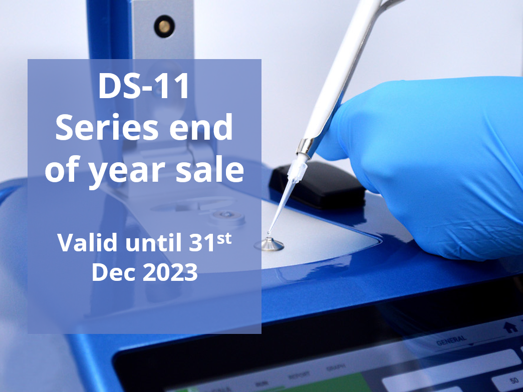 End of year sale: save up to 30% off on all DeNovix DS-11 Series models