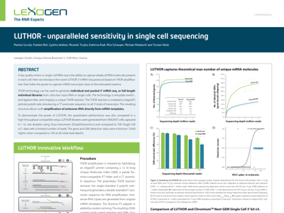 Product flyer: high definition single-cell RNA-seq with LUTHOR
