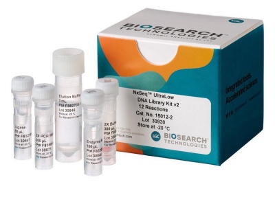 Ultra-low input DNA library preparation with LGC