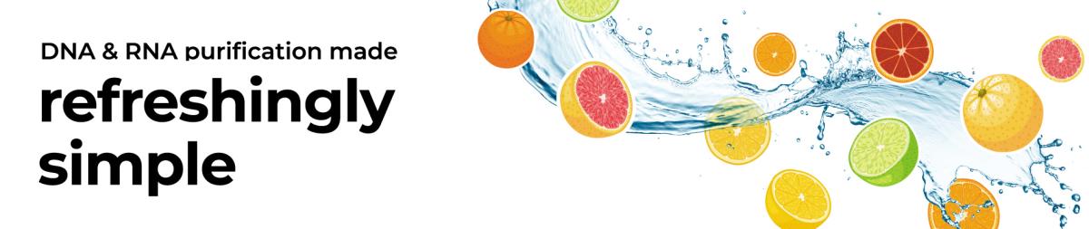 Refreshingly simple banner