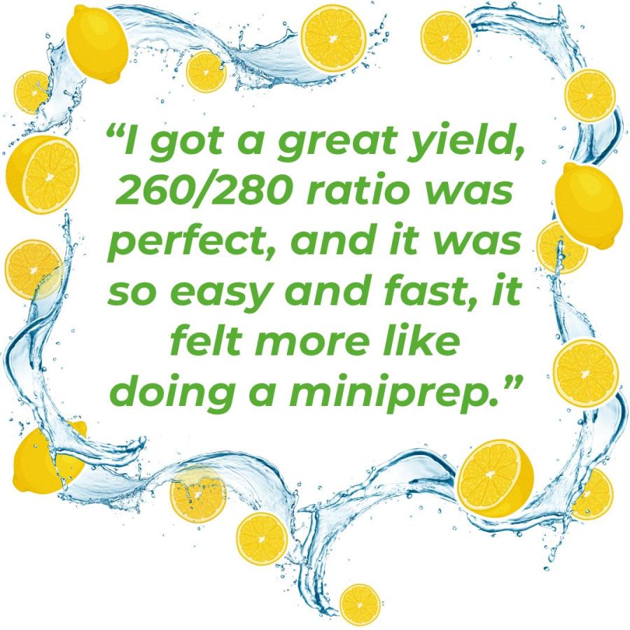 ZymoPURE testimonial
