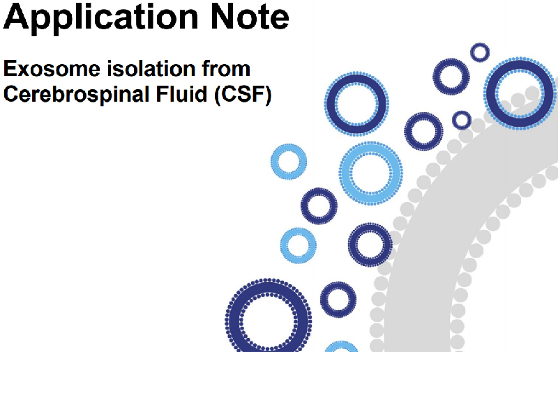 Download application note: exosome isolation from CSF