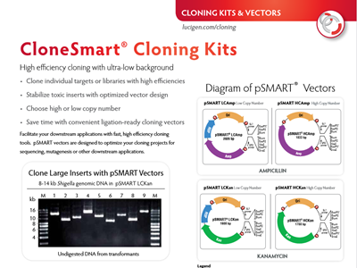 Download the CloneSmart cloning kit brochure