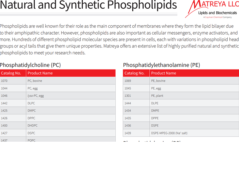 Download phospholipid flyer
