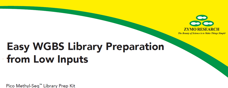 Download the Pico Methyl-Seq Library Kit brochure