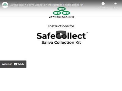Video: How to use the new SafeCollect saliva collection kit
