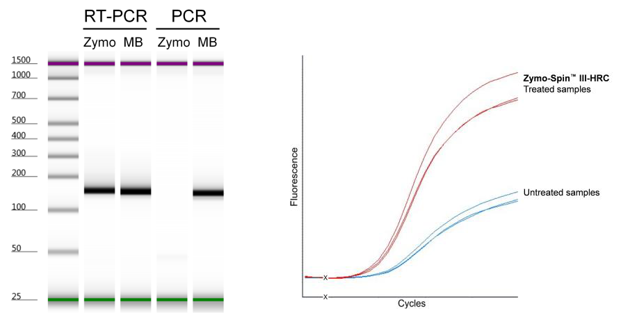 ZymoBIOMICS RNA Mini kit PCR inhibitor removal